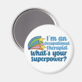 Super Occupational Therapist Cute OT Superheld Magneet (Voorkant / Achterkant)