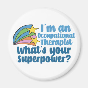 Super Occupational Therapist Cute OT Superheld Magneet