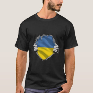 Super Oekraïens erfgoed - oekraïense rotsvlag T-shirt