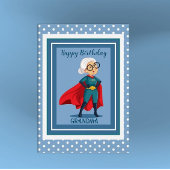 Super Oma Verjaardag Kaart