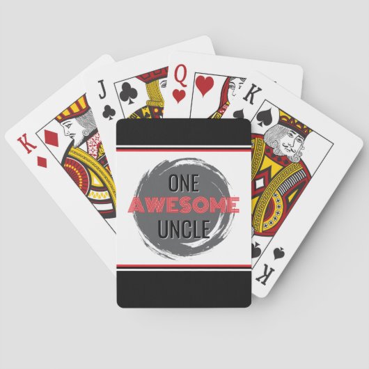Super Oncle ! Plaisir, Cartes De Jeu Classiques (dos)