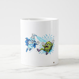 Super Ontsmettingsmiddel vs. Germ Monster Extra Grote Beker