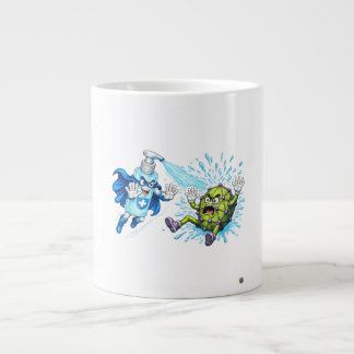 Super Ontsmettingsmiddel vs. Germ Monster Extra Grote Beker