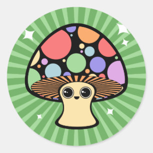 Super paddenstoel Stickers