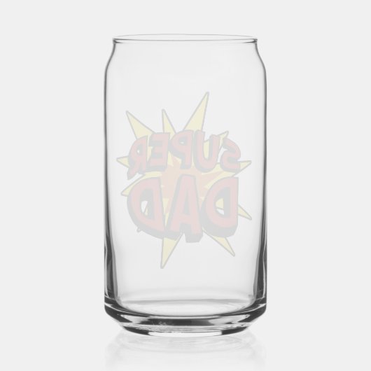 Super Pap Blikvorm Glas (Achterkant)