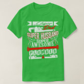 Super Pap en Super Husband is een Plumber T-shirt (Design voorkant)