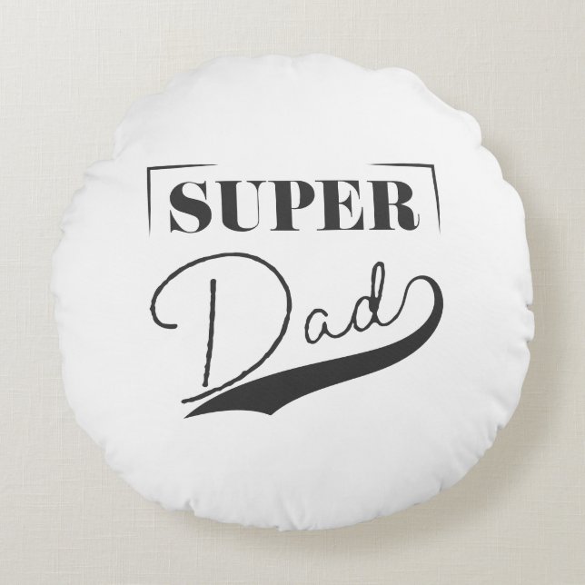 Super Pap Rond Kussen (Voorkant)