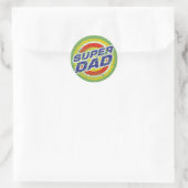 Super Pap Ronde Sticker (Tas)