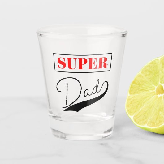 Super Pap Shot Glas (Voorkant)
