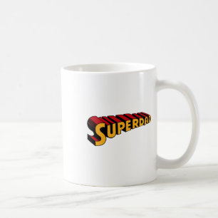 Super Pap Superdad Grappige Superheld Pap Koffiemok