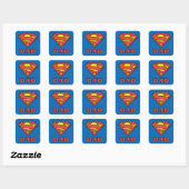 Super Pap Vierkante Sticker (Vel)