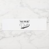 Super Pap Waterfles Etiket (Enkel label)