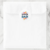 Super Papa Bonne Fête des pères | Sticker (Sac)