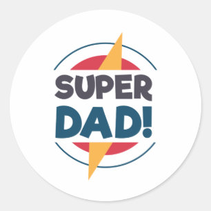 Super Papa Bonne Fête des pères   Sticker