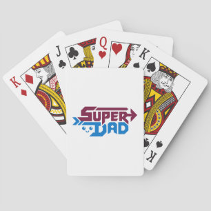 Super Papa Gamer Cadeau – Retro Pokerkaarten