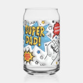 Super Papa Happy Fête des pères Puffy gonflé (Verso)