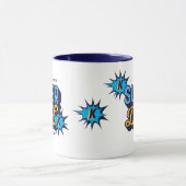 Super papa het Man de mythe de Legende superheld Mok (Midden)