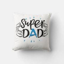 Super Papa Kussenkussen – Knuffel Geschenk voor Va