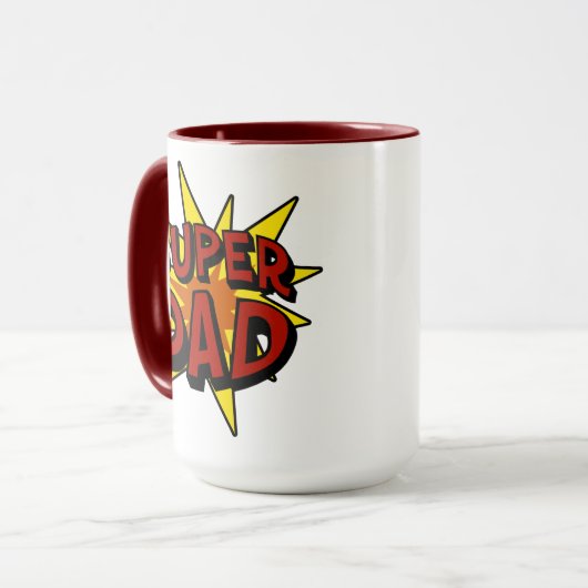 Super Papa Mugs (Devant gauche)