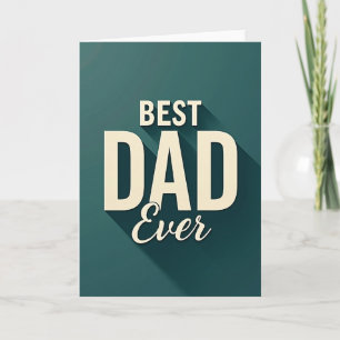 Super Papa Ombre Sarcelle Carte