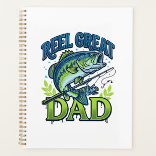 Super Papa Pêche à la Bass Conception Vectorielle