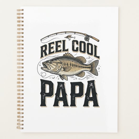 Super Papa Rétro Design Vectorisé de Pêche_1 (Devant)