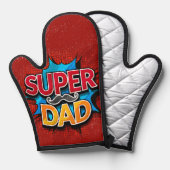 Super papa snor moderne grunge ovenwant (Voorkant / Achterkant)