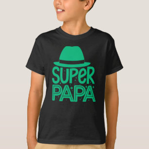 Super papa, superheld papa t-shirt