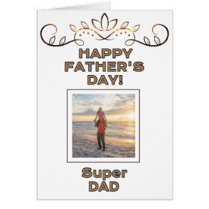 Super papa Vaderdag foto gepersonaliseerd