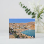 Super Paradise Beach Briefkaart (Staand voorkant)