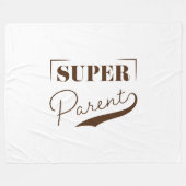 Super Parent Fleece Deken (Voorkant (Horizontaal))