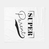 Super Parent Fleece Deken (Voorkant (Horizontaal))