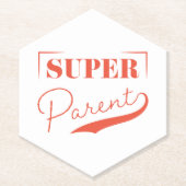 Super Parent Kartonnen Onderzetters (Voorkant)