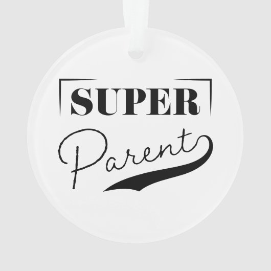 Super Parent Ornament (achterkant)