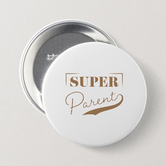 Super Parent Ronde Button 7,6 Cm (Voorkant /achterkant)