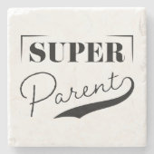 Super Parent Stenen Onderzetter (Voorkant)