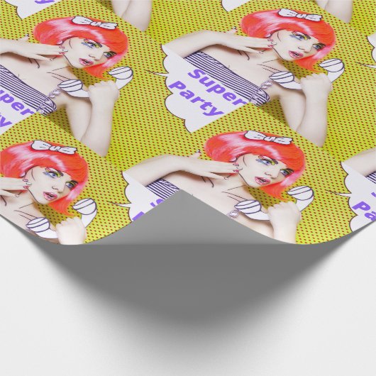 Super Party Cadeaupapier (Hoek)