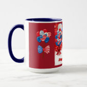 Super Patriot Dachshund Coffee Mug (Gauche)