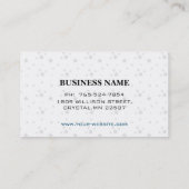 Super Patriotic USA Arrière - plan Carte de visite (Dos)