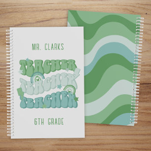 Super Personnalisé Green Retro Maître enseignant