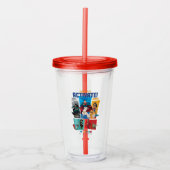 Super-Pets & Justice League - Activate! Acryl Drinkbeker (Voorkant)