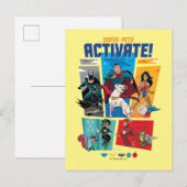 Super-Pets & Justice League - Activate! Briefkaart (Voorkant / Achterkant)