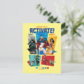 Super-Pets & Justice League - Activate! Briefkaart (Staand voorkant)