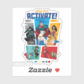 Super-Pets & Justice League - Activate! Sticker (Vel)