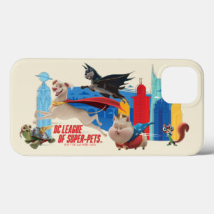 Super-Pets patrouillerende metropolis iPhone 13 Hoesje