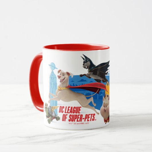 Super-Pets patrouillerende metropolis Mok (Voorkant links)