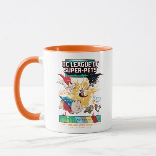 Super-Pets: We zijn een pak, we steken samen! Mok (Links)