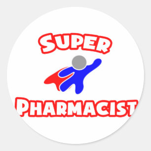 Super Pharmacist Ronde Sticker