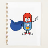 Super Pill Cartoon Hero Character (Devant)