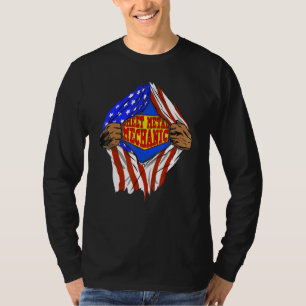 Super Plaatmetaal Mechanische Held Baantje 1 T-shirt
